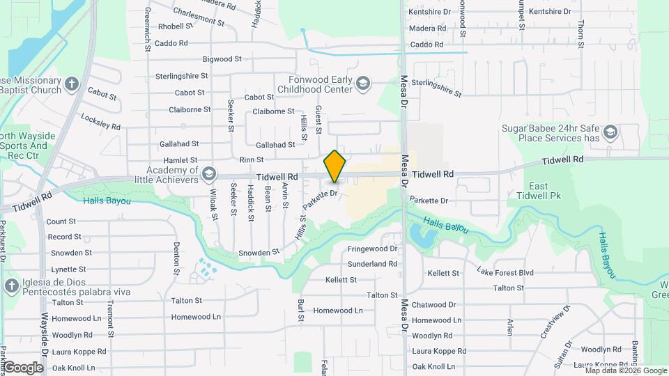 8535 Parkette Dr Map and Location Details