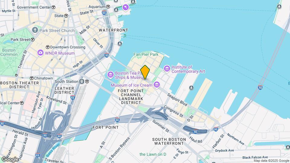 83 Seaport Blvd, Unit 408 Map and Location Details