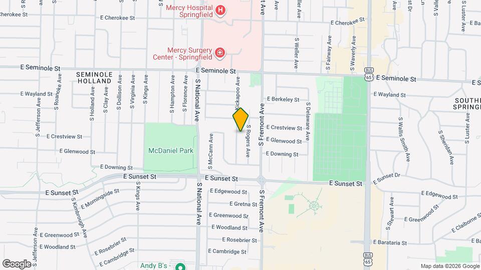 2422 S Kickapoo Ave Map and Location Details