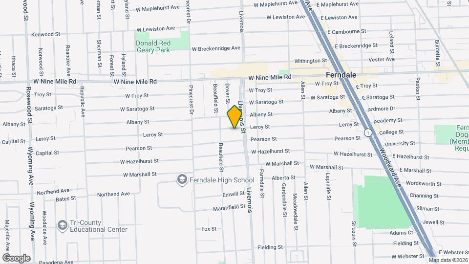 825 Leroy St, Unit Unit 1 Mapa y Detalles de la Ubicación