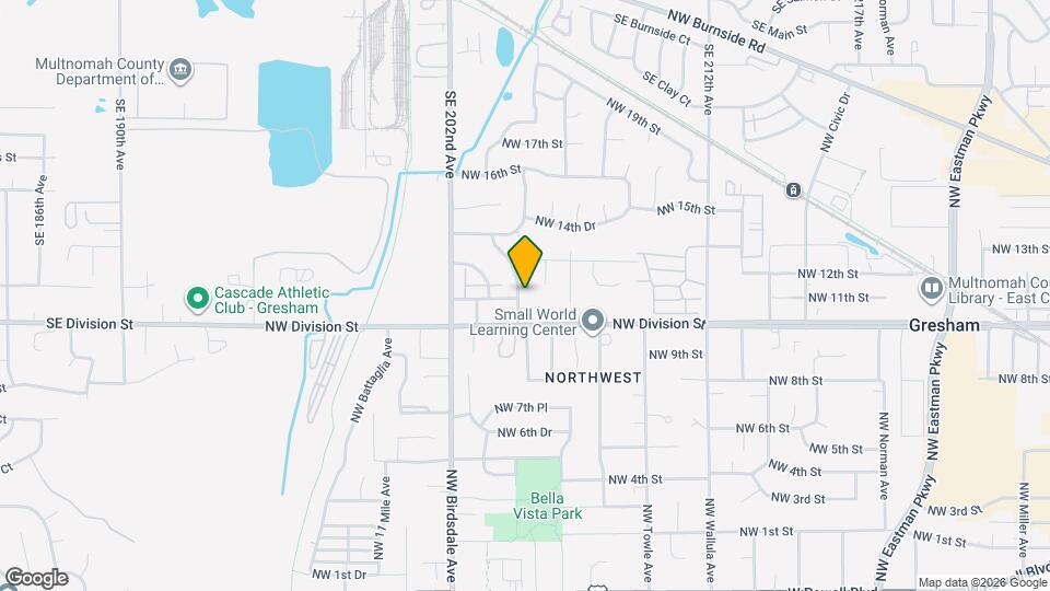 1210 NW Riverview Ave Map and Location Details