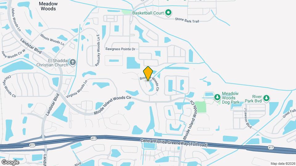 1019 Apopka Woods Ln Mapa y Detalles de la Ubicación