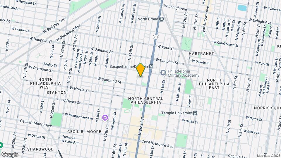 2130 N Carlisle St Map and Location Details