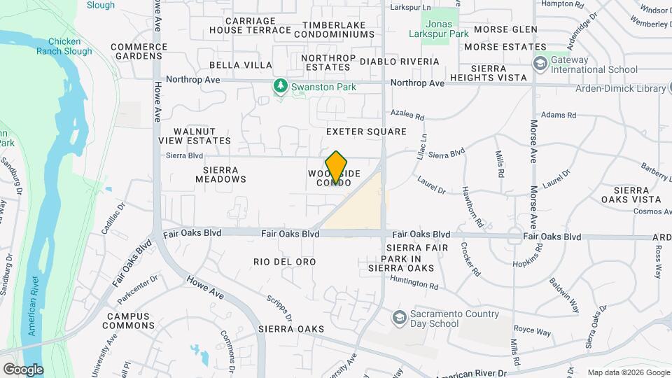 536 Woodside Oaks Mapa y Detalles de la Ubicación