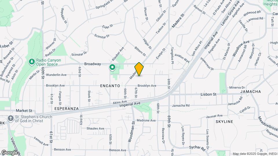 6719-21 Wunderlin Ave Map and Location Details