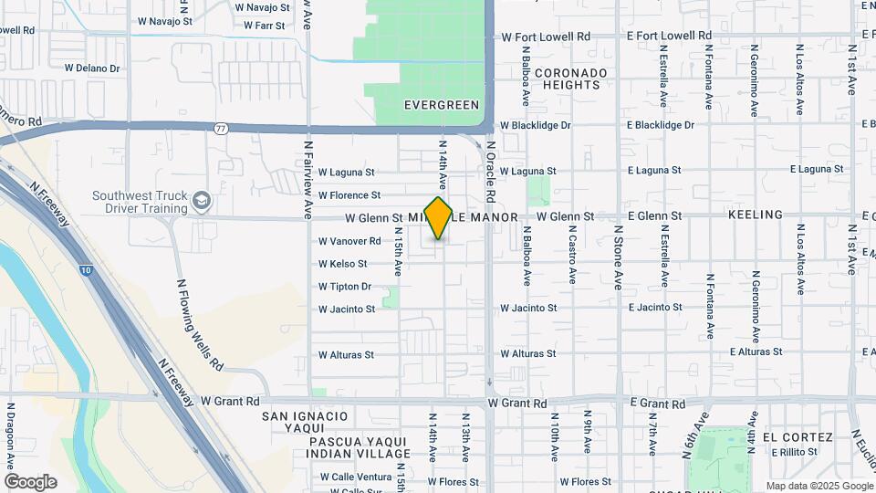 2740 N Malibu Dr Map and Location Details