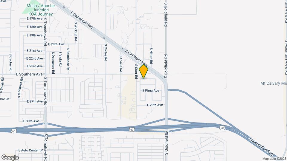 2897 E Yuma Ave Map and Location Details