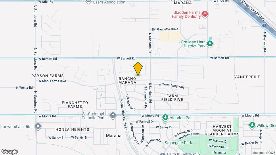 11895 W Rancho Dr Map and Location Details