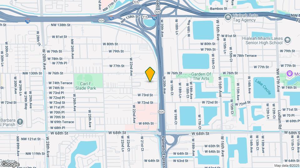 7420 W 20th Ave Map and Location Details
