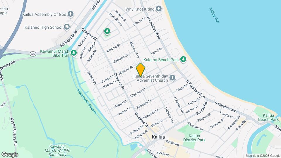 341 Hualani St Map and Location Details