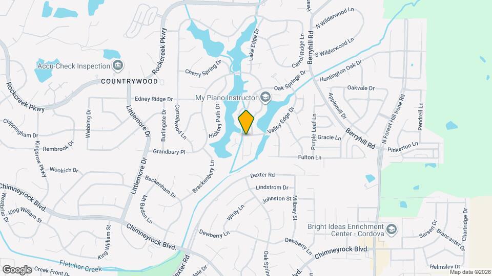 2126 Valley Edge Dr Map and Location Details