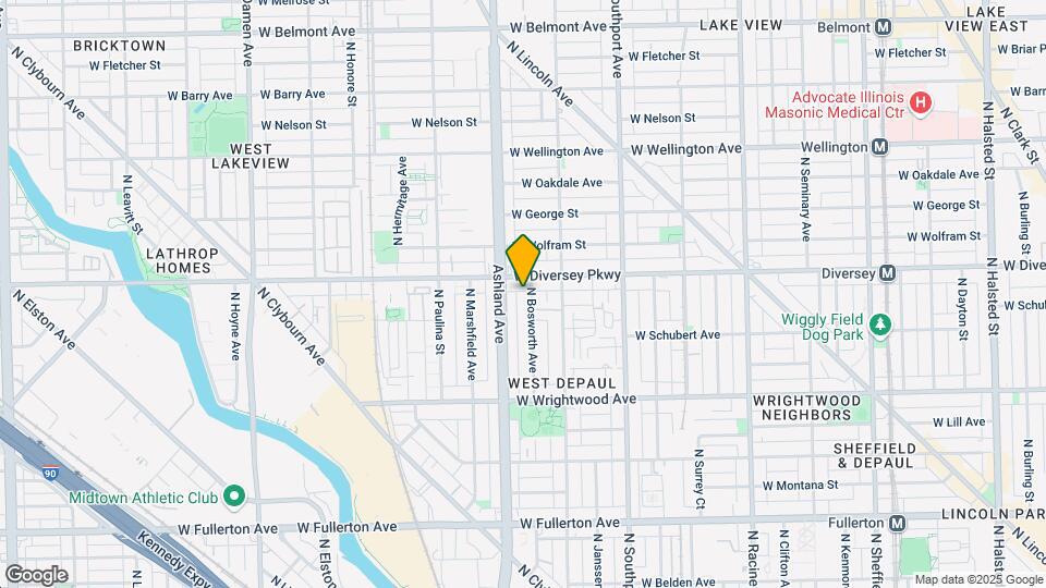2742 N Bosworth Ave-Unit -2 Mapa y Detalles de la Ubicación