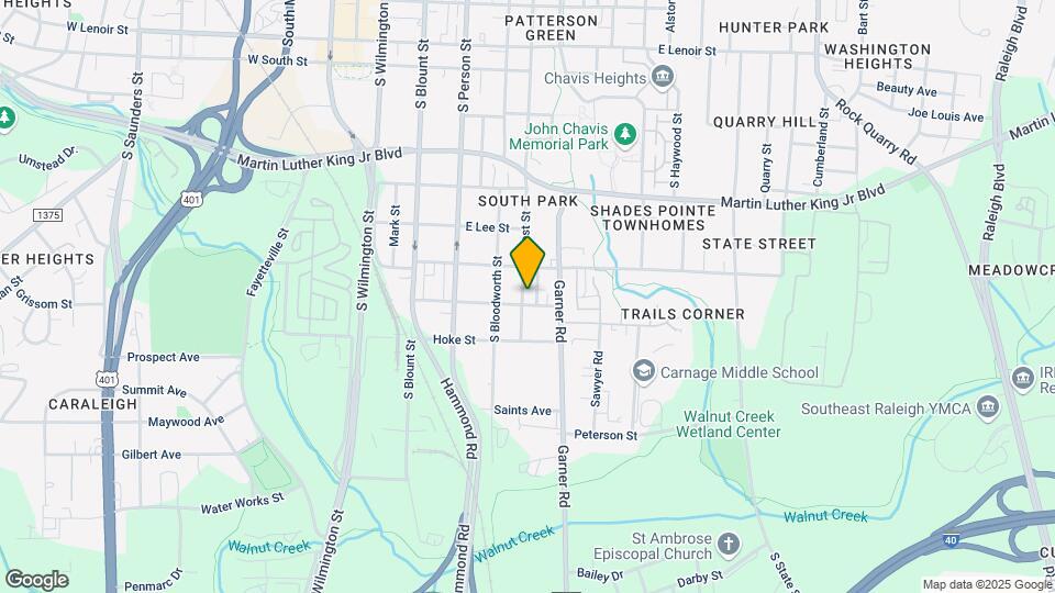 1215 S East St Map and Location Details
