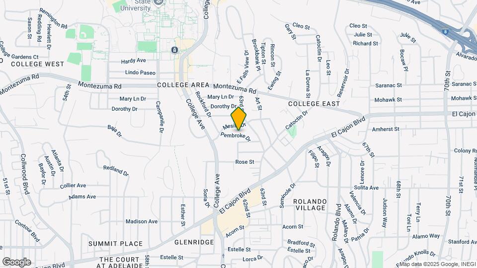 6208 Pembroke Dr Map and Location Details