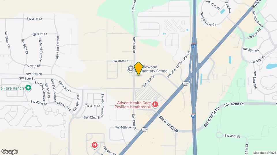 3821 SW 43rd Ct Map and Location Details