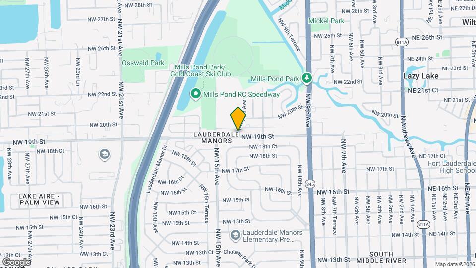 1901 NW 14th Ave Map and Location Details