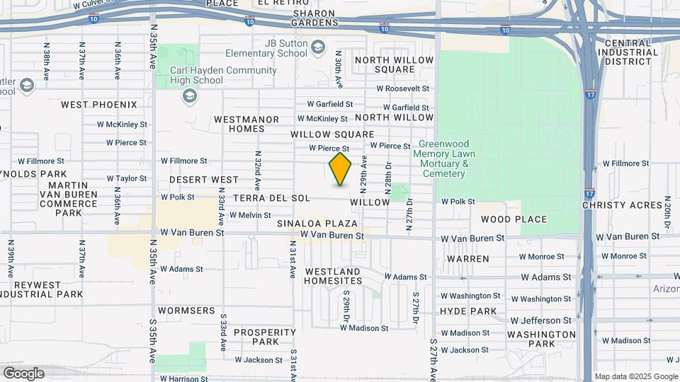 2930 W Polk St Map and Location Details