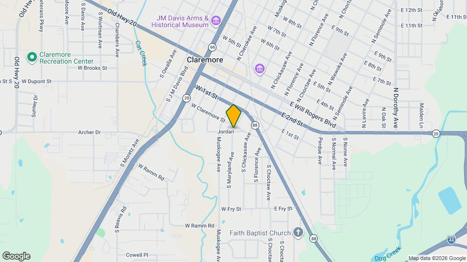730 S Weenonah Ave Mapa y Detalles de la Ubicación
