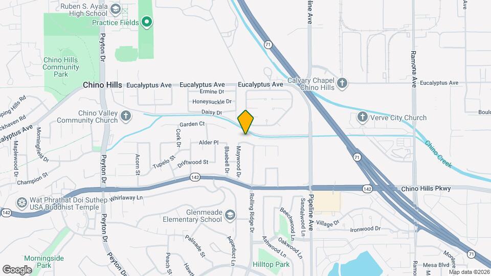 3852 Alder Pl Map and Location Details