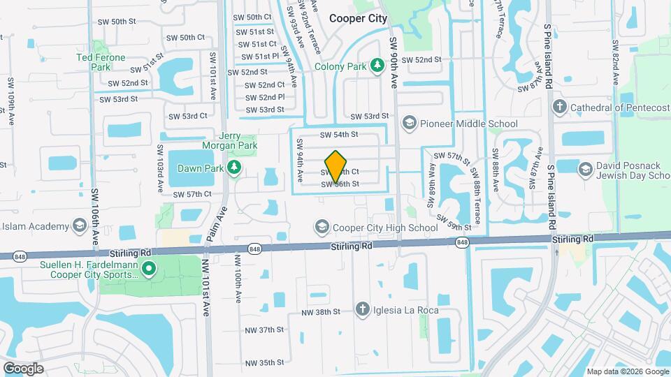 9220 SW 56th St Map and Location Details