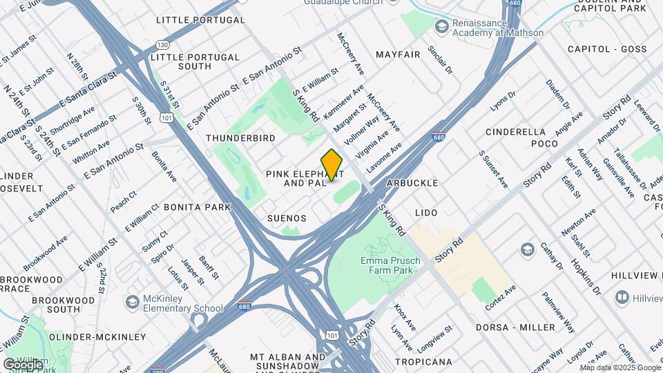 1634 Virginia Ave Map and Location Details