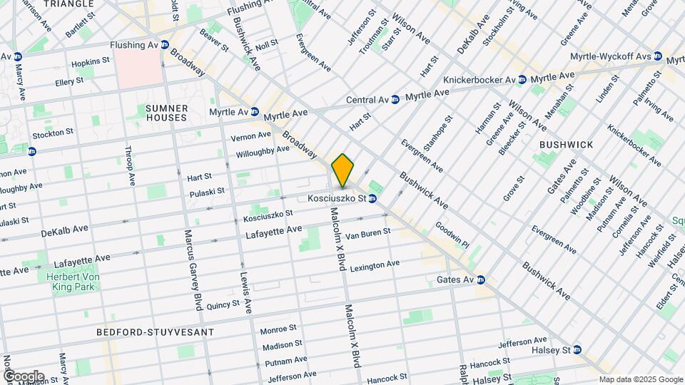 1096 DeKalb Ave Map and Location Details