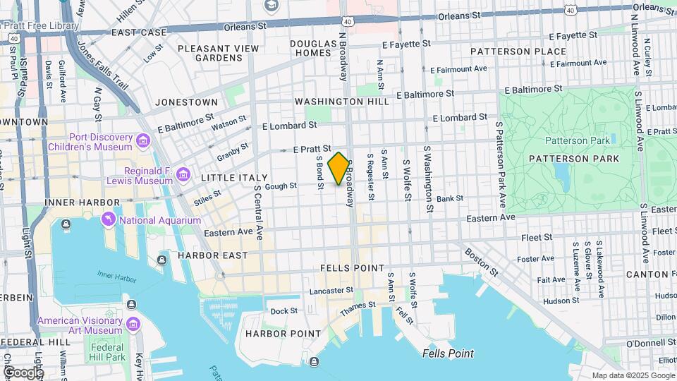 305 S Bethel St Map and Location Details