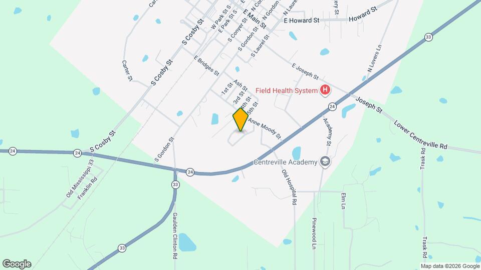 Centreville Apartments Map and Location Details