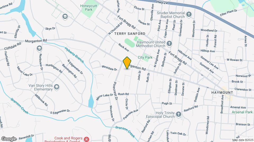 2114 Malloy St Map and Location Details