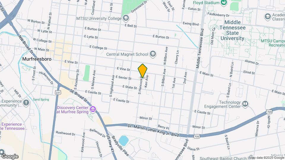 217 S Hancock St Map and Location Details