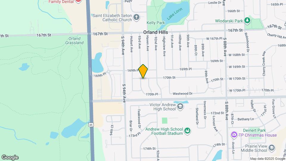 17001 93rd Ave Map and Location Details