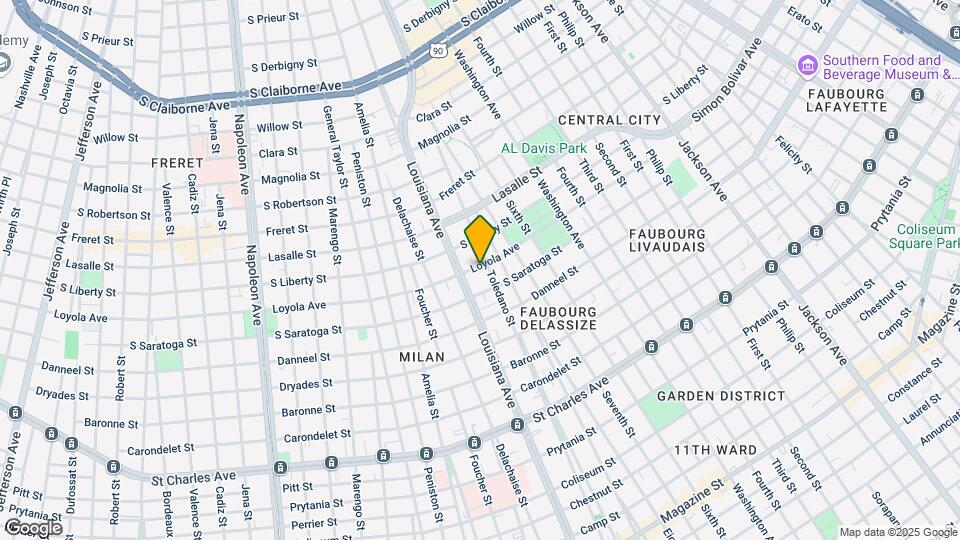 3308 Loyola Ave Map and Location Details