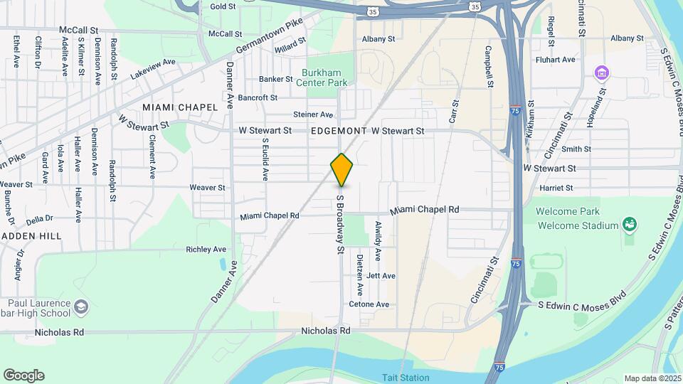 1244 S Broadway St Mapa y Detalles de la Ubicación
