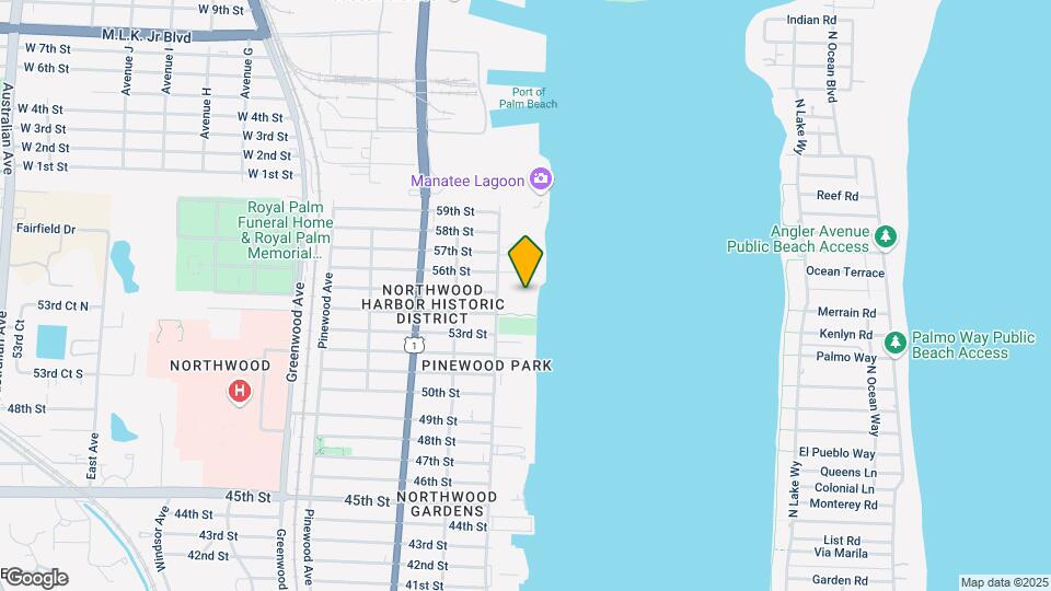 5600 N Flagler Dr Map and Location Details
