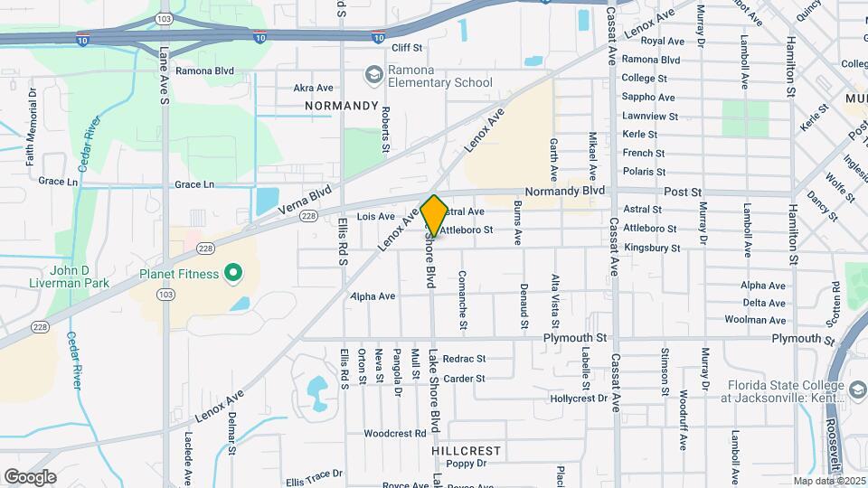5359 Kingsbury St Map and Location Details