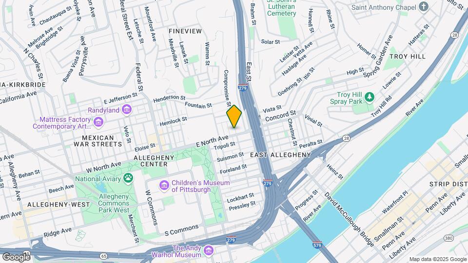 1105 Middle St Map and Location Details