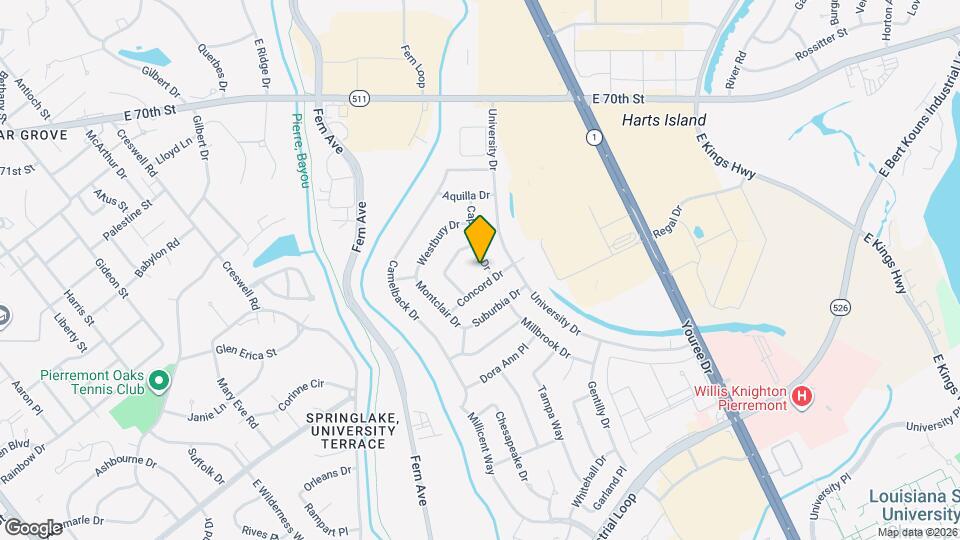 7344 Capistrano Dr Map and Location Details