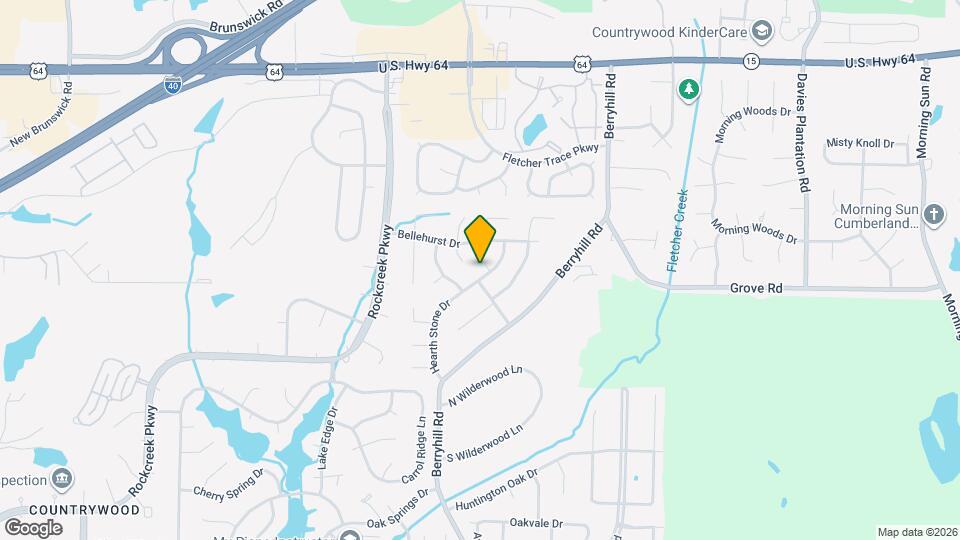 9089 Hearth Stone Cove Map and Location Details