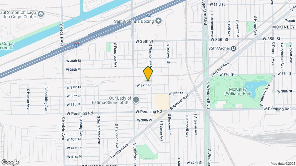 2708 W 37th Plz, Unit 1 Map and Location Details