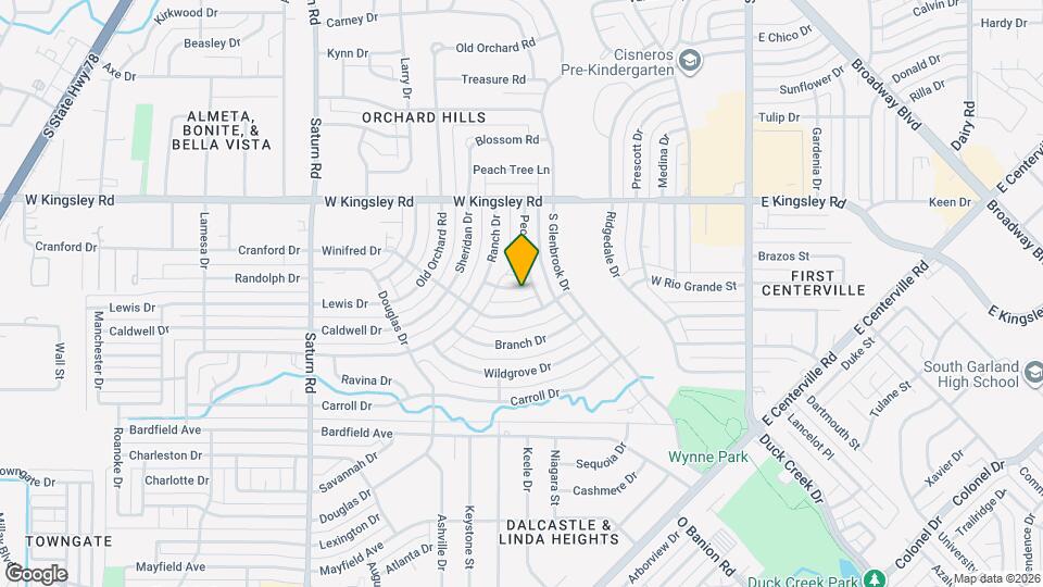 722 Hawthorne Dr Map and Location Details