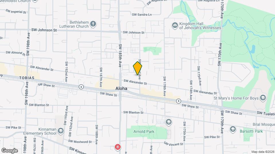 3355 SW 182nd Ave Map and Location Details
