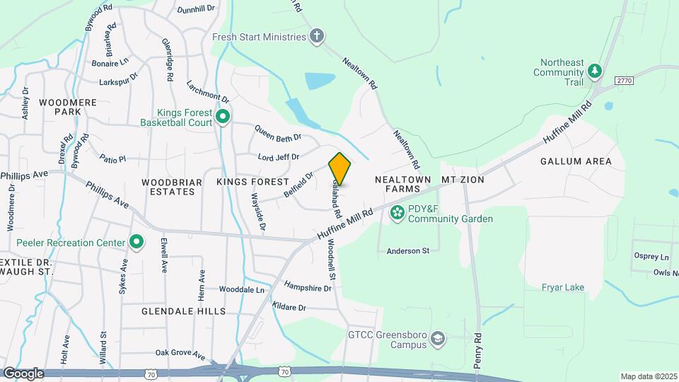 1600 Sir Galahad Rd Map and Location Details