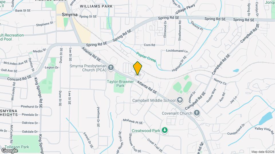 104 Vinings Forest Cir SE Map and Location Details