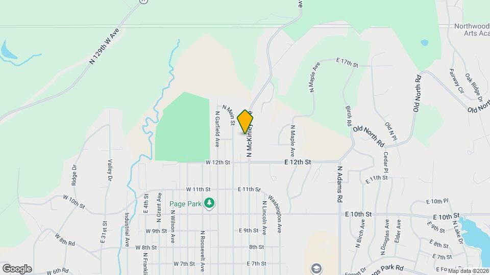 1300 N McKinley Ave Map and Location Details