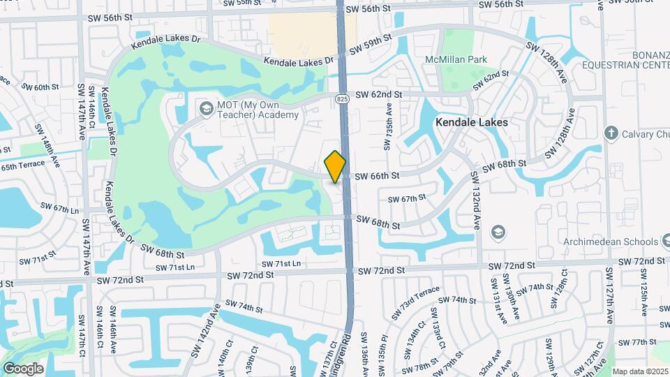 6631 SW 137th Ct Map and Location Details