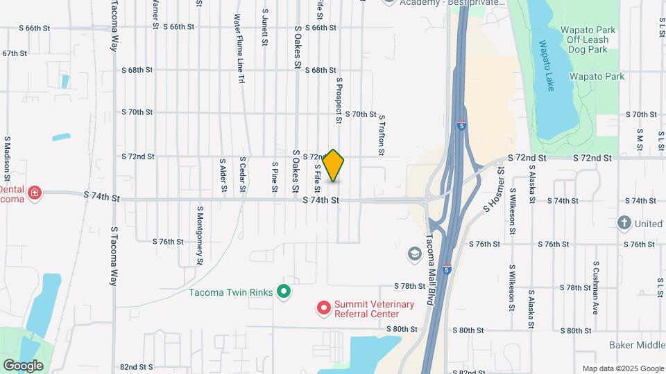 7236 S Prospect St Map and Location Details