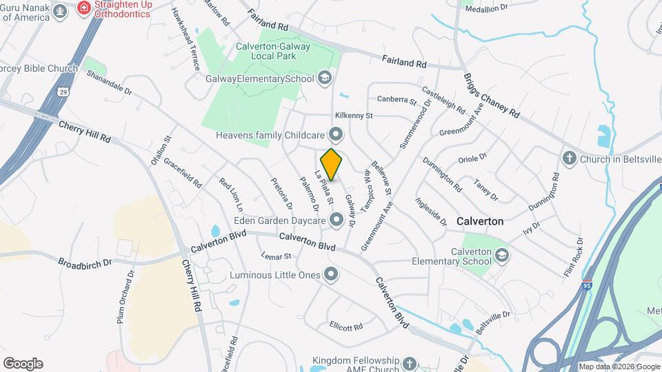 12401 La Plata St Mapa y Detalles de la Ubicación