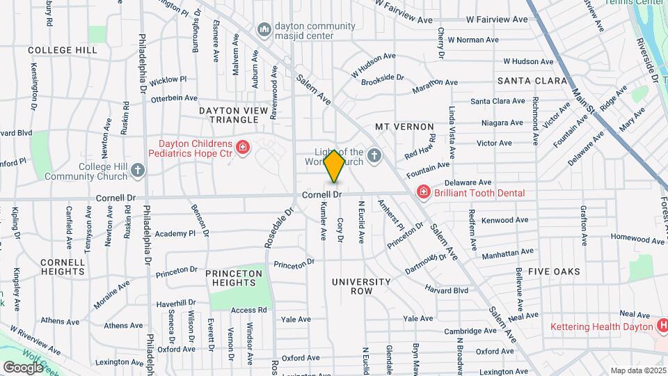 1205 Cornell Dr, Unit 1205 Map and Location Details