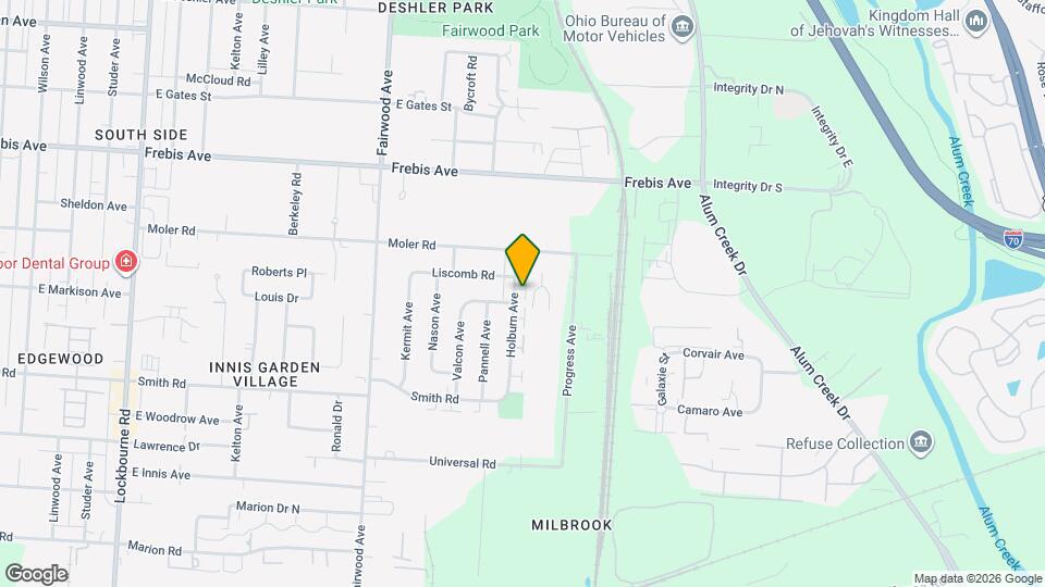 1796 Holburn Ave Map and Location Details