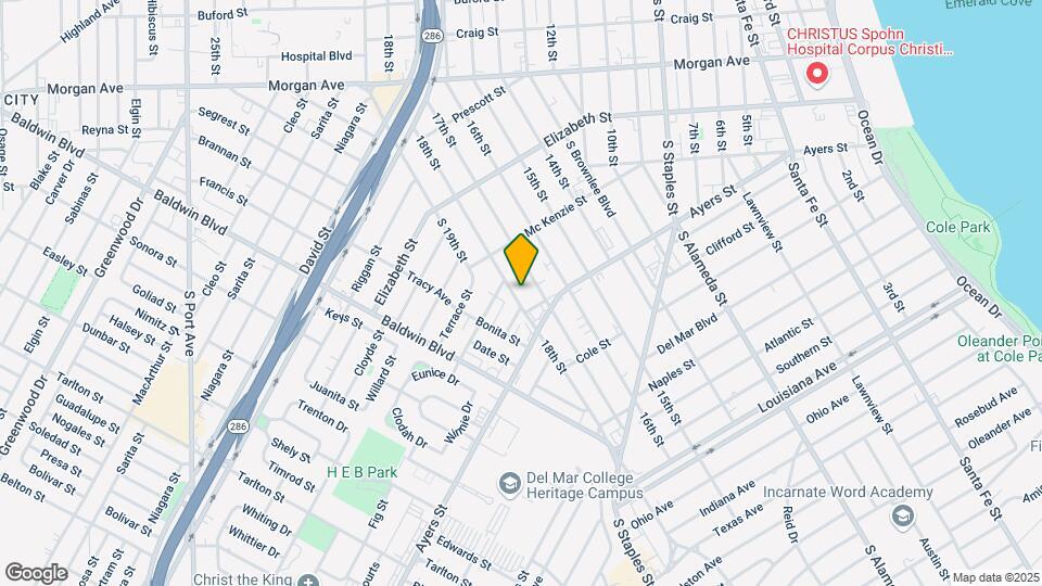 1646 18th St Map and Location Details